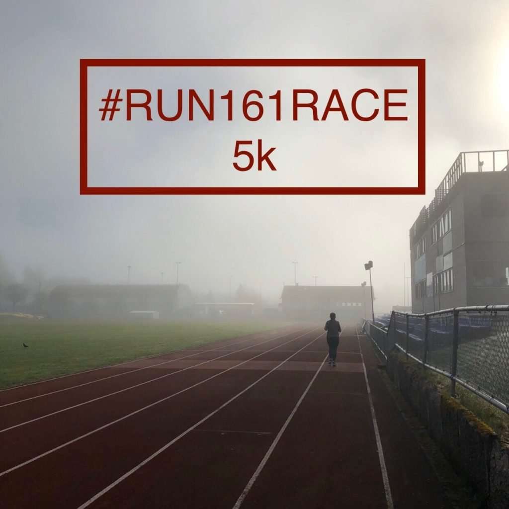 Anine Josefsen ran her #Run161Race 5k on a track