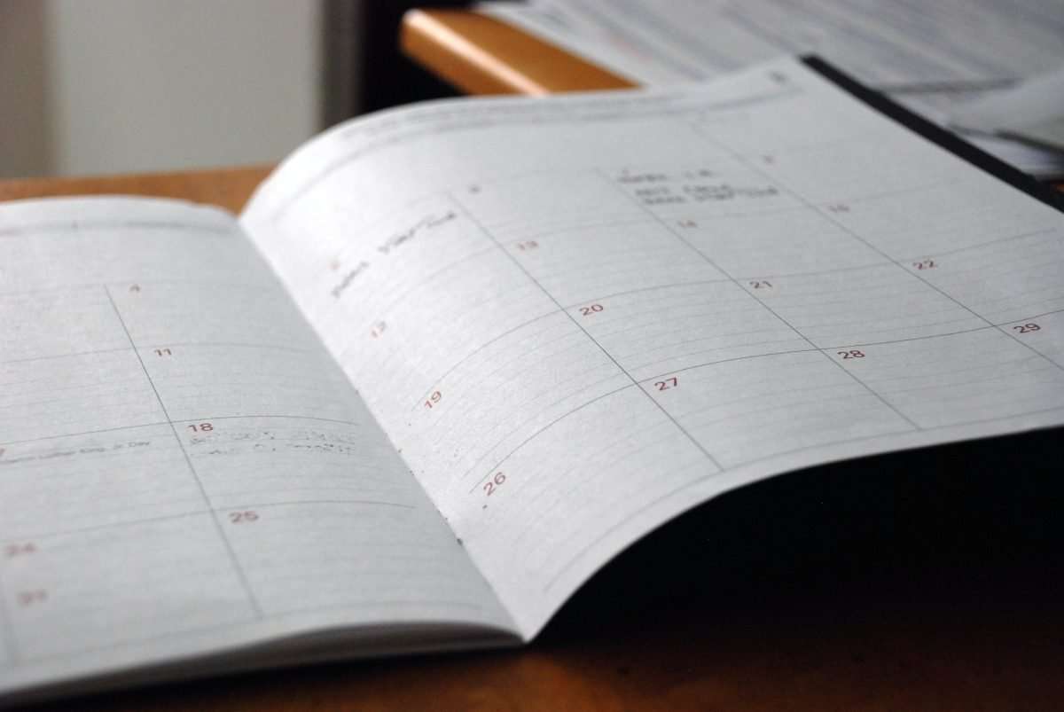 Monthly Schedule Calendar