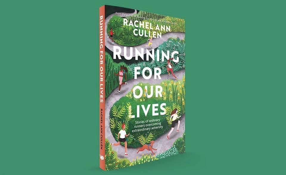 Running for Our Lives book cover on green background