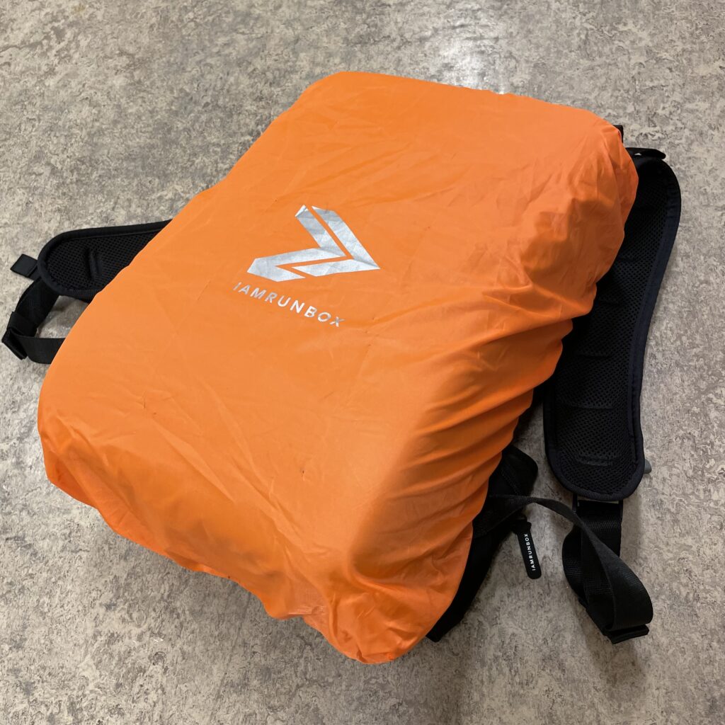 Rain cover on the Backpack Pro 2.0